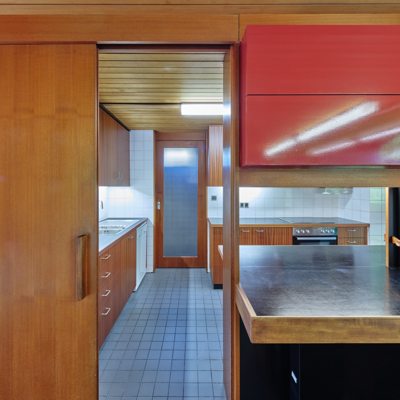 View into the kitchen